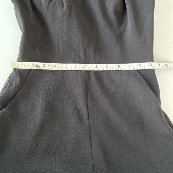 Dress the Population Tiffany One-Shoulder Bow Jumpsuit Sleeveless Stretchy New - Picture 13 of 16